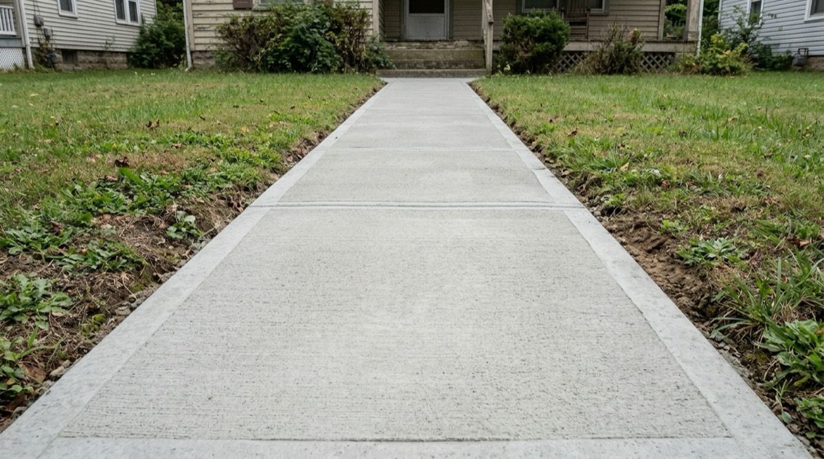 Walkway after restoration